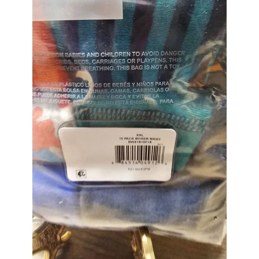 Boy's Boxer Briefs 10-Pack XXL/ XXG (18)‎  Boys Boxer Briefs Wonder Nation Brand